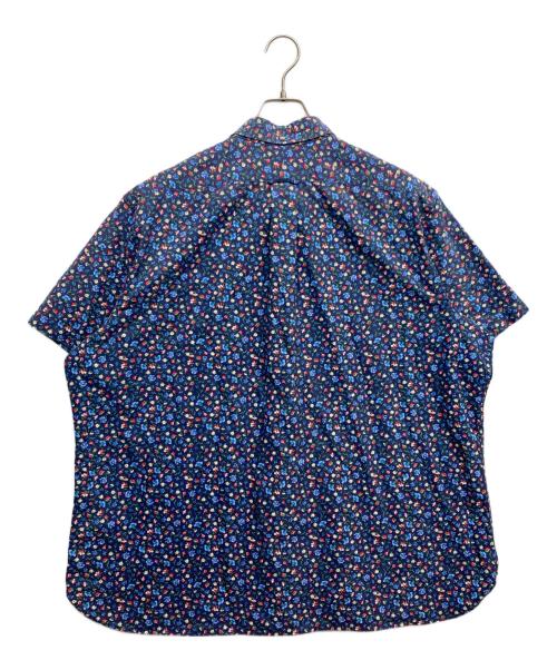 RALPH LAUREN（ラルフローレン）RALPH LAUREN (ラルフローレン) 半袖総柄シャツ ネイビー サイズ:XXLの古着・服飾アイテム