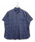 RALPH LAUREN（ラルフローレン）の古着「半袖総柄シャツ」｜ネイビー