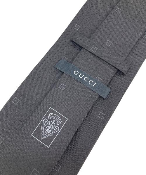 GUCCI（グッチ）GUCCI (グッチ) ネクタイ ブラック サイズ:記載無の古着・服飾アイテム