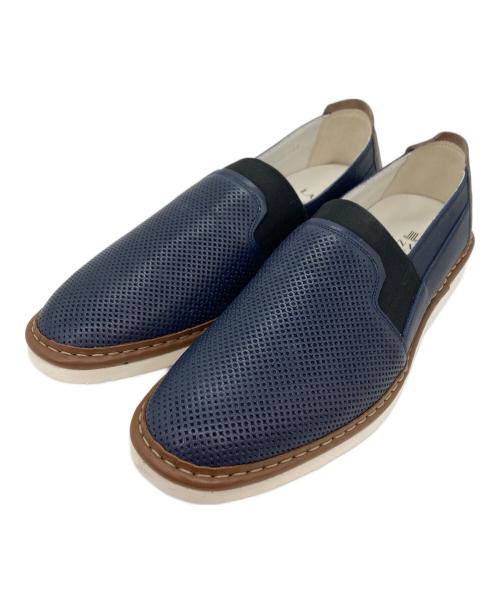 LANVIN（ランバン）LANVIN (ライバン) ローファー ネイビー サイズ:25 1/2の古着・服飾アイテム