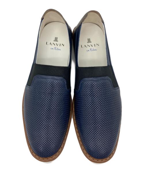 LANVIN（ランバン）LANVIN (ライバン) ローファー ネイビー サイズ:25 1/2の古着・服飾アイテム