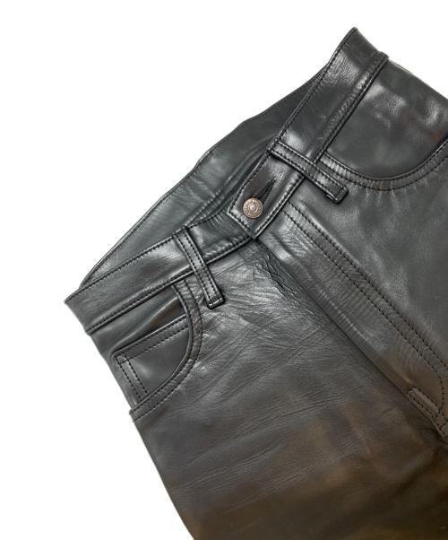 Aero LEATHER（エアロレザー）Aero LEATHER (エアロレザー) ホースレザーパンツ ブラック サイズ:W30の古着・服飾アイテム