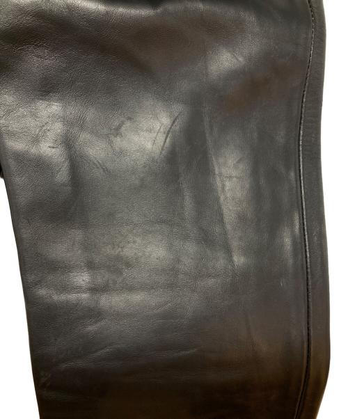 Aero LEATHER（エアロレザー）Aero LEATHER (エアロレザー) ホースレザーパンツ ブラック サイズ:W30の古着・服飾アイテム