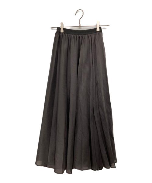 M'S GRACY（エムズグレイシー）M'S GRACY (エムズグレイシー) ロングプリーツスカート ブラウン サイズ:36の古着・服飾アイテム