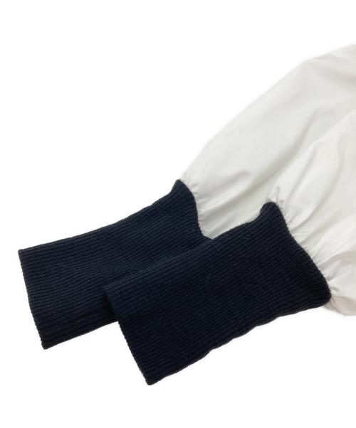 M'S GRACY（エムズグレイシー）M'S GRACY (エムズグレイシー) 切替カットソー ブラック サイズ:38の古着・服飾アイテム