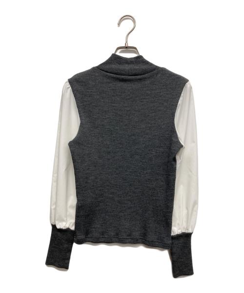 M'S GRACY（エムズグレイシー）M'S GRACY (エムズグレイシー) 切替カットソー グレー サイズ:38の古着・服飾アイテム