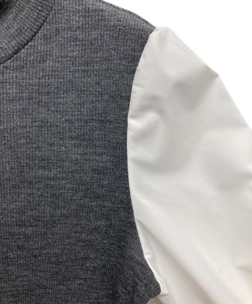 M'S GRACY（エムズグレイシー）M'S GRACY (エムズグレイシー) 切替カットソー グレー サイズ:38の古着・服飾アイテム