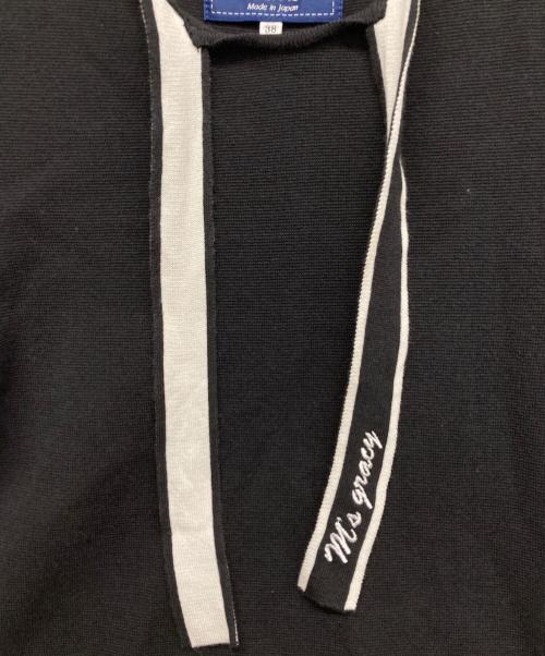M'S GRACY（エムズグレイシー）M'S GRACY (エムズグレイシー) 半袖ニット ブラック サイズ:38の古着・服飾アイテム