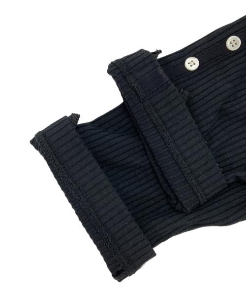 M'S GRACY（エムズグレイシー）M'S GRACY (エムズグレイシー) リブカットソー ブラック サイズ:38の古着・服飾アイテム