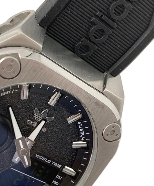 adidas（アディダス）adidas (アディダス) 腕時計 ブラックの古着・服飾アイテム