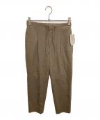 BEAUTY&YOUTHビューティーアンドユース）の古着「フルフラン ソロ 1P テーパードパンツ」｜ブラウン