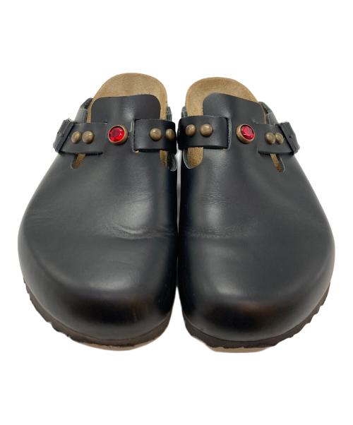BIRKENSTOCK（ビルケンシュトック）BIRKENSTOCK (ビルケンシュトック) スタッズサンダル ブラック サイズ:250の古着・服飾アイテム