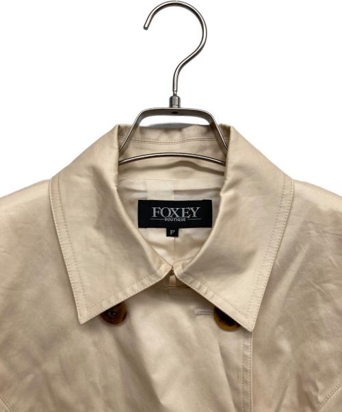 FOXEY BOUTIQUE（フォクシー ブティック）FOXEY BOUTIQUE (フォクシー ブティック) トレンチコート ベージュ サイズ:Fの古着・服飾アイテム