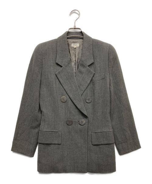FOXEY（フォクシー）FOXEY (フォクシー) テーラードジャケット グレー サイズ:40の古着・服飾アイテム