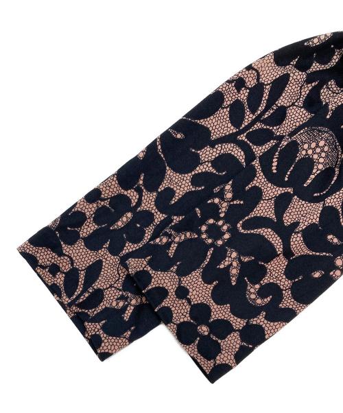 DIANE VON FURSTENBERG（ダイアンフォンファステンバーグ）DIANE VON FURSTENBERG (ダイアンフォンファステンバーグ) カシュクールシルクワンピース ブラック サイズ:6の古着・服飾アイテム