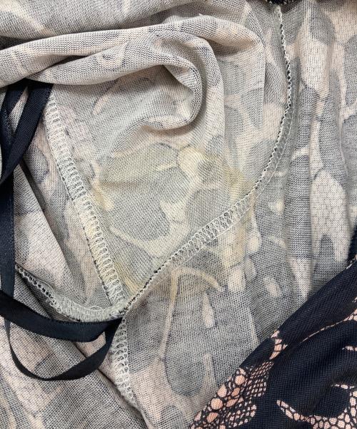 DIANE VON FURSTENBERG（ダイアンフォンファステンバーグ）DIANE VON FURSTENBERG (ダイアンフォンファステンバーグ) カシュクールシルクワンピース ブラック サイズ:6の古着・服飾アイテム