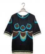 missoniミッソーニ）の古着「ニットワンピース」｜ブルー