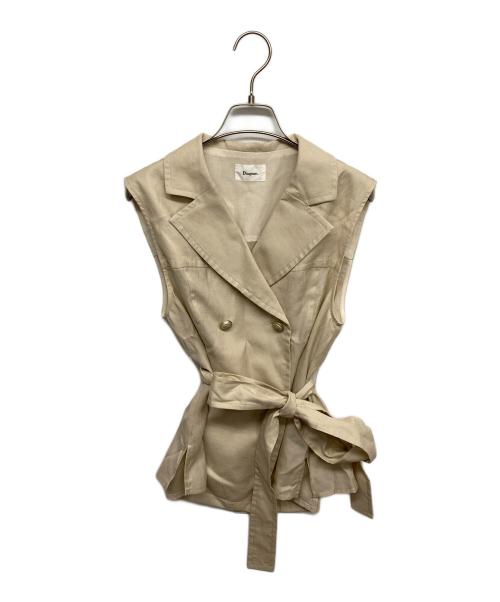 Diagram（ダイアグラム）Diagram (ダイアグラム) ジレ ベージュ サイズ:38の古着・服飾アイテム