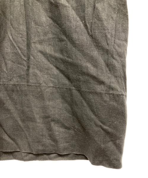 BEAMS BOY（ビームスボーイ）BEAMS BOY (ビームスボーイ) コットンリネン ギャザースモックブラウス ブラック サイズ:Fの古着・服飾アイテム