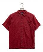 Patagoniaパタゴニア）の古着「MIGRATION HEMP SHIRT」｜レッド