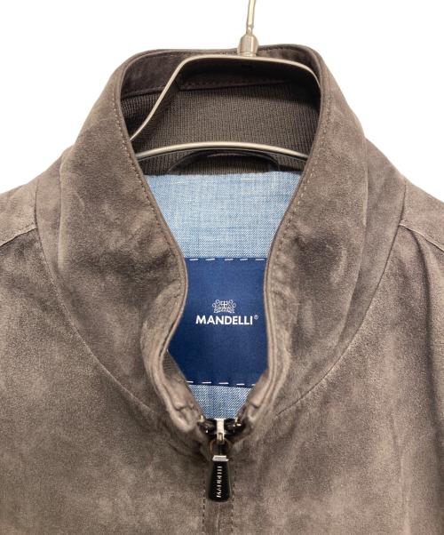 Mandelli（マンデッリ）Mandelli (マンデッリ) レザージャケット ブラウン サイズ:48の古着・服飾アイテム