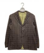 rubinacciルビナッチ）の古着「GIACCA3Bカシミヤテーラードジャケット」｜ブラウン