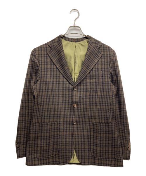 rubinacci（ルビナッチ）rubinacci (ルビナッチ) GIACCA3Bカシミヤテーラードジャケット ブラウン サイズ:48の古着・服飾アイテム