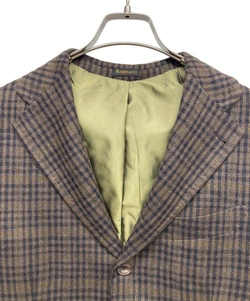 rubinacci（ルビナッチ）rubinacci (ルビナッチ) GIACCA3Bカシミヤテーラードジャケット ブラウン サイズ:48の古着・服飾アイテム