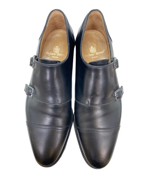 Stefano Bemer（ステファノ ベーメル）Stefano Bemer (ステファノ ベーメル) モンクストラップシューズ ブラック サイズ:42.5の古着・服飾アイテム
