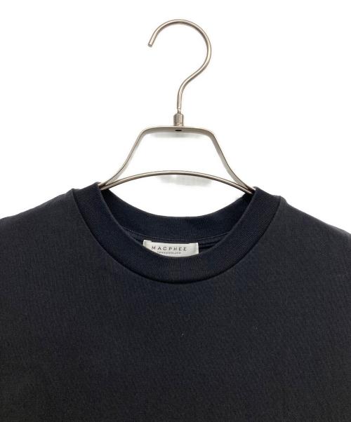 MACPHEE（マカフィー）MACPHEE (マカフィー) サイロプレミアム アシンメトリーギャザーワンピース ブラック サイズ:36の古着・服飾アイテム