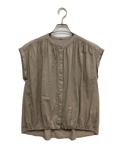 theory luxe（セオリーリュクス）theory luxe (セオリーリュクス) ウォッシャブル フレンチスリーブ ブラウス ベージュ サイズ:38の古着・服飾アイテム