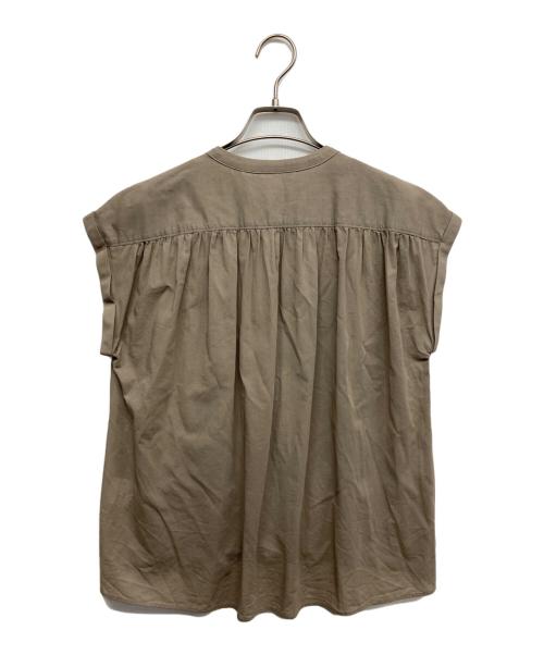 theory luxe（セオリーリュクス）theory luxe (セオリーリュクス) ウォッシャブル フレンチスリーブ ブラウス ベージュ サイズ:38の古着・服飾アイテム