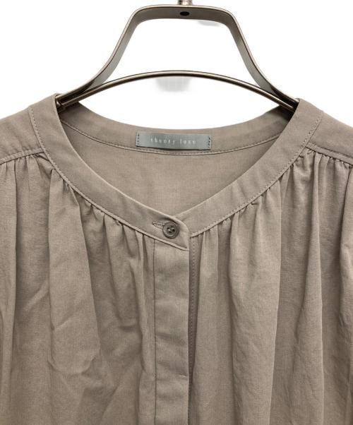 theory luxe（セオリーリュクス）theory luxe (セオリーリュクス) ウォッシャブル フレンチスリーブ ブラウス ベージュ サイズ:38の古着・服飾アイテム