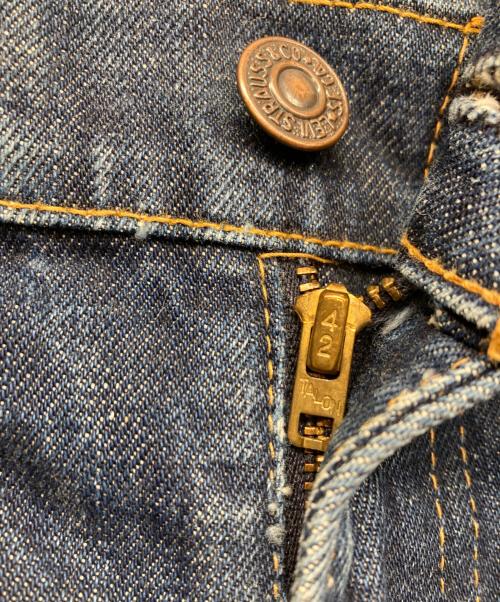 LEVI'S（リーバイス）LEVI'S (リーバイス) 505 66前期 赤耳デニムパンツ インディゴ サイズ:不明（パッチ欠損）の古着・服飾アイテム