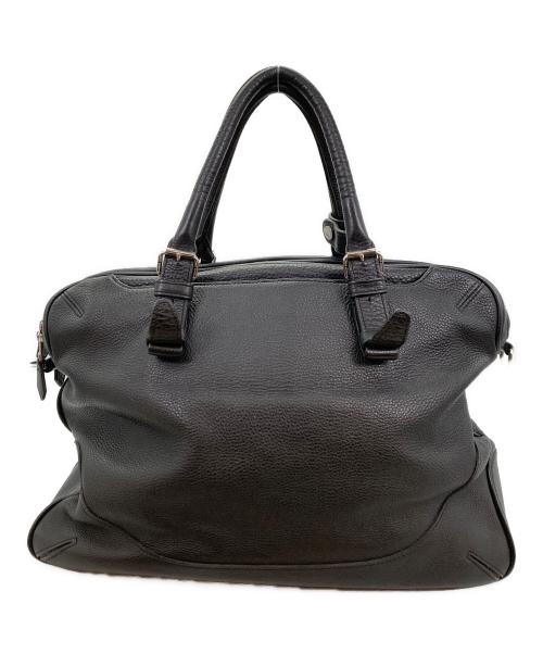 PELLE MORBIDA（ペッレモルビダ）PELLE MORBIDA (ペッレモルビダ) レザートートバッグ ブラックの古着・服飾アイテム