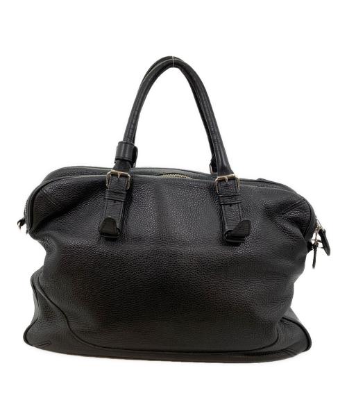 PELLE MORBIDA（ペッレモルビダ）PELLE MORBIDA (ペッレモルビダ) レザートートバッグ ブラックの古着・服飾アイテム