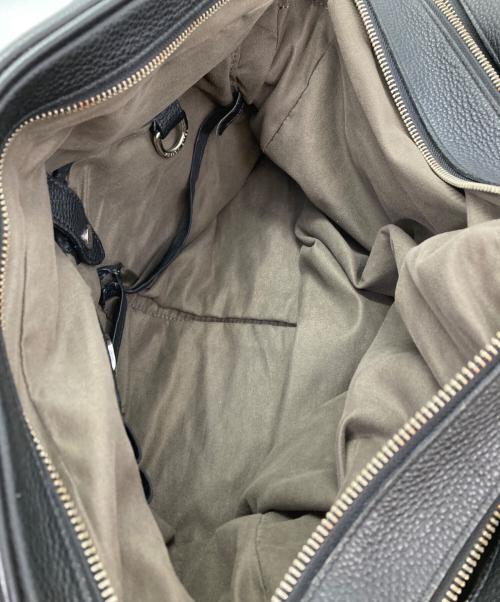 PELLE MORBIDA（ペッレモルビダ）PELLE MORBIDA (ペッレモルビダ) レザートートバッグ ブラックの古着・服飾アイテム