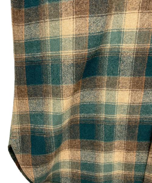 PENDLETON（ペンドルトン）PENDLETON (ペンドルトン) 70‘ｓ～80‘ｓチェックネルシャツ グリーン サイズ:Mの古着・服飾アイテム