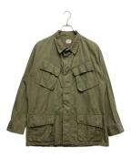 US ARMYユーエスアーミー）の古着「jungle fatigue jacket」｜グリーン