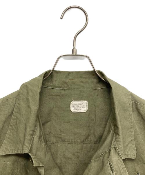 US ARMY（ユーエスアーミー）US ARMY (ユーエスアーミー) jungle fatigue jacket グリーン サイズ:MEDIUM-REGULARの古着・服飾アイテム