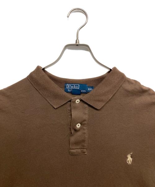 POLO RALPH LAUREN（ポロ・ラルフローレン）POLO RALPH LAUREN (ポロ・ラルフローレン) ポロシャツ ブラウン サイズ:XXLの古着・服飾アイテム