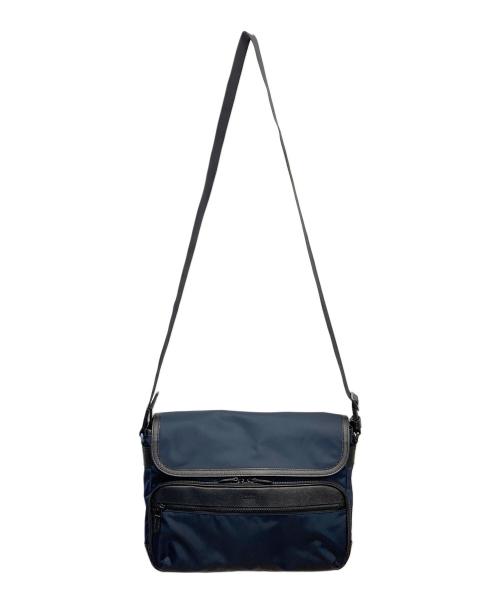 TAKEO KIKUCHI（タケオキクチ）TAKEO KIKUCHI (タケオキクチ) ナイロンメッセンジャーバッグ ネイビーの古着・服飾アイテム