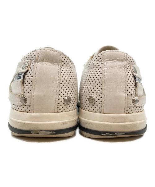 DIESEL（ディーゼル）DIESEL (ディーゼル) レザースニーカー ホワイト サイズ:23の古着・服飾アイテム