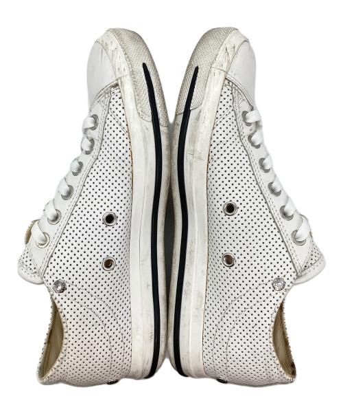 DIESEL（ディーゼル）DIESEL (ディーゼル) レザースニーカー ホワイト サイズ:23の古着・服飾アイテム