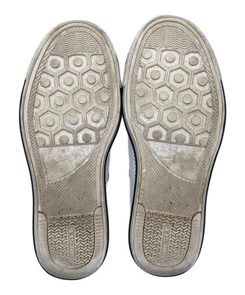 DIESEL（ディーゼル）DIESEL (ディーゼル) レザースニーカー ホワイト サイズ:23の古着・服飾アイテム