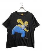 The Simpsons×ELMIザ シンプソンズ×）の古着「90‘ＳヴィンテージプリントTシャツ」｜ブラック