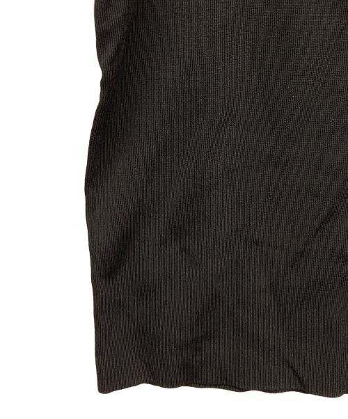 M-PREMIER（エムプルミエ）M-premier (エムプルミエ) ットボタンギャザースリーブカーディガン ブラック サイズ:36の古着・服飾アイテム