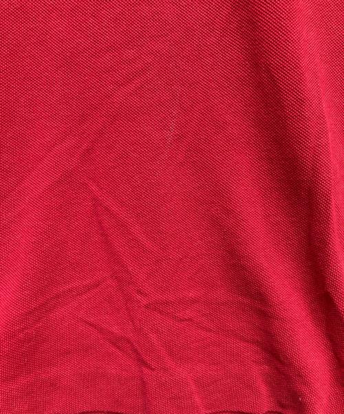 LACOSTE（ラコステ）LACOSTE (ラコステ) ポロシャツ レッド サイズ:XXLの古着・服飾アイテム