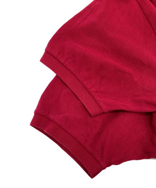 LACOSTE（ラコステ）LACOSTE (ラコステ) ポロシャツ レッド サイズ:XXLの古着・服飾アイテム