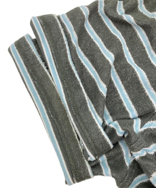 stussy（ステューシー）stussy (ステューシー) ボーダーTシャツ グリーン サイズ:Mの古着・服飾アイテム